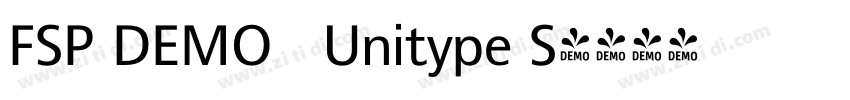 FSP DEMO   Unitype S字体转换